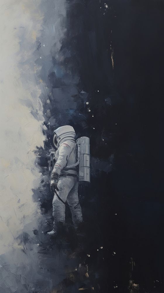 Astronaut astronaut painting accessories.