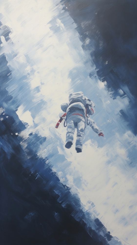 Astronaut astronaut adventure parachuting.