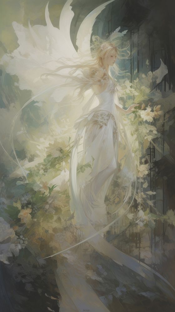 Fairy painting fairy angel.