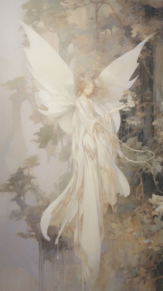Fairy painting angel fairy.
