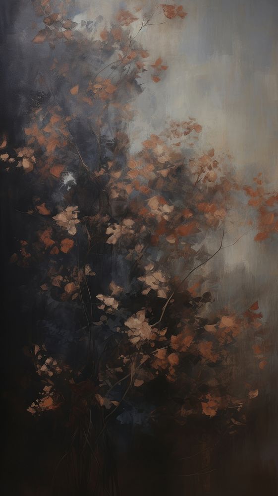 Flowers painting backgrounds fragility.