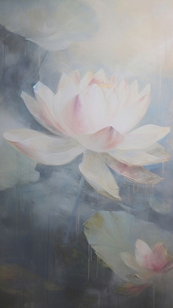 Lotus painting flower petal.