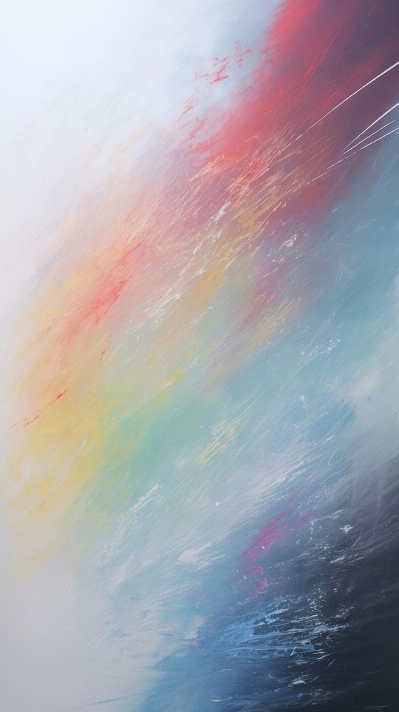 Rainbow painting rainbow texture.
