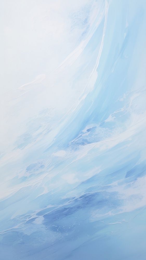 Acrylic paint of wave nature cloud sky.