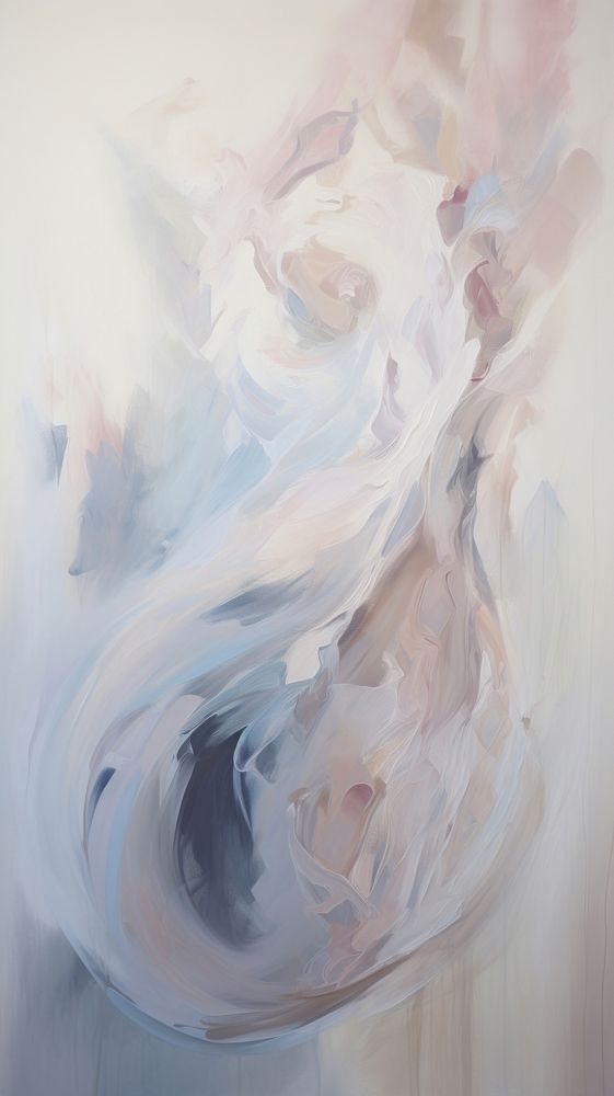 Motion blur woman pregnant abstract painting art.