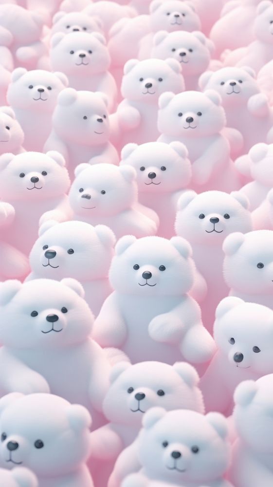 Polar bear toy representation backgrounds.