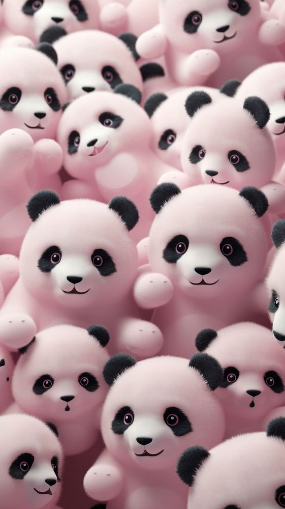 Panda mammal bear toy.