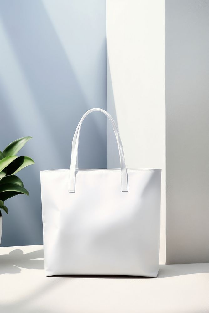 Fashion Canvas Bag Mockup bag handbag white.