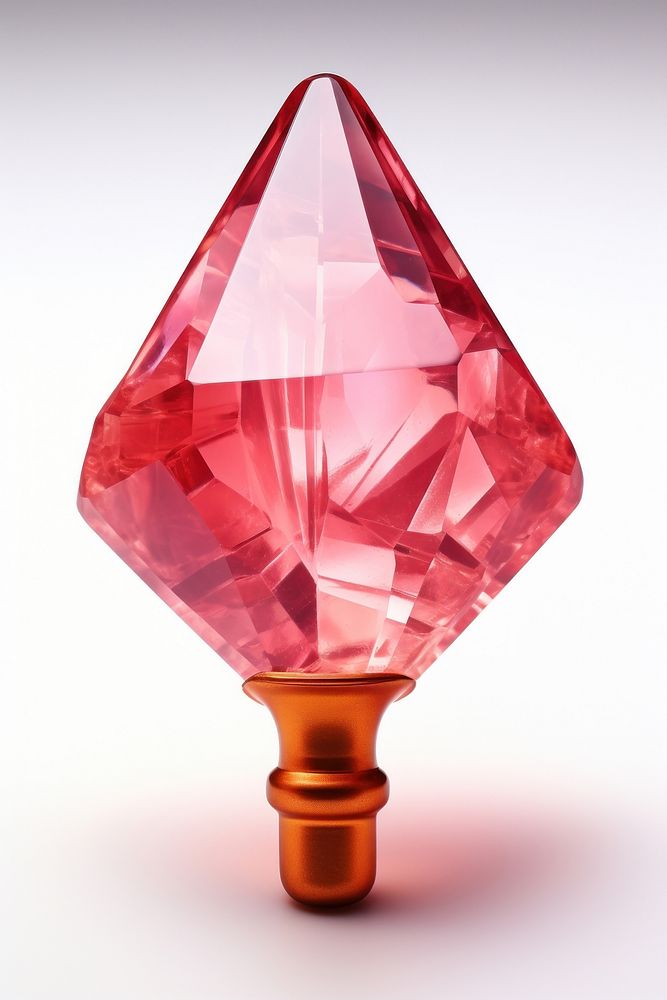 Magnifying glass gemstone crystal jewelry.