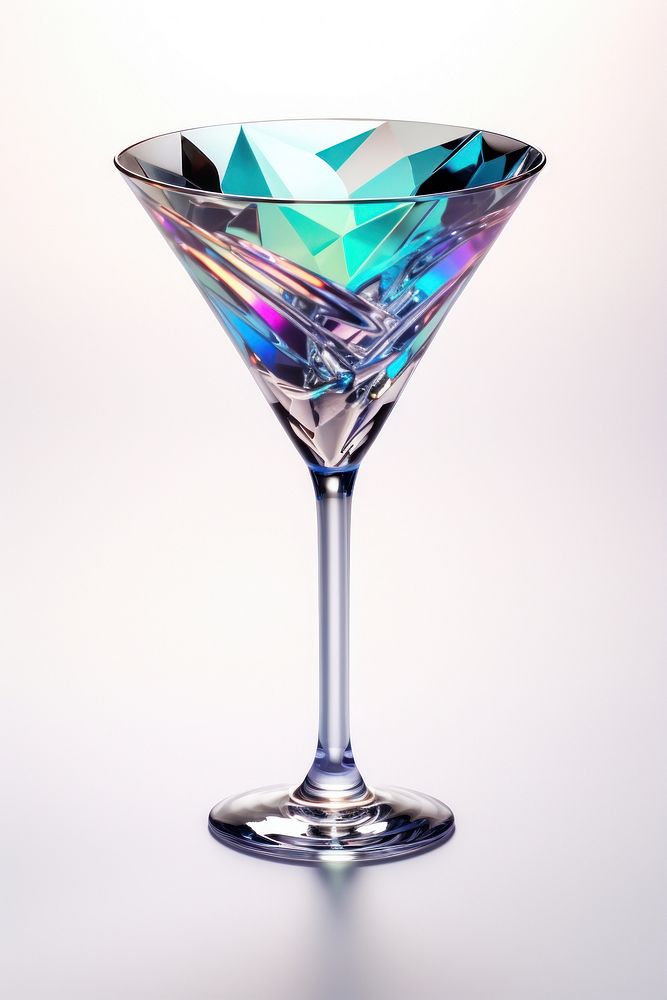 Martini cocktail glass drink.