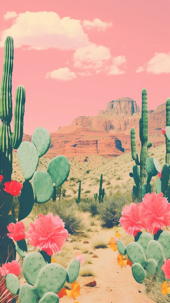 Cactus desert outdoors nature plant.
