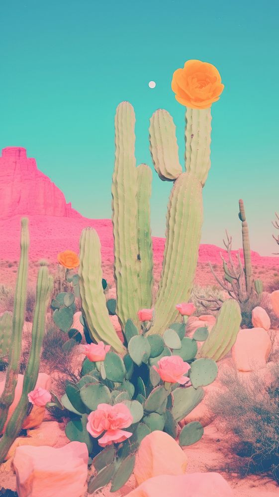 Cactus desert outdoors nature flower.