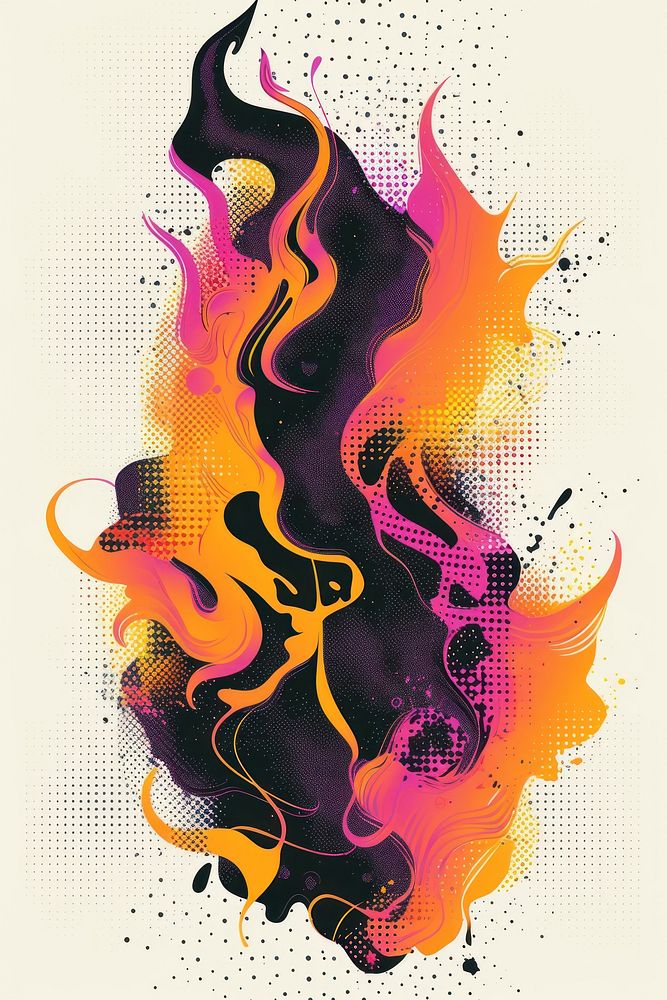 Fire abstract art backgrounds.