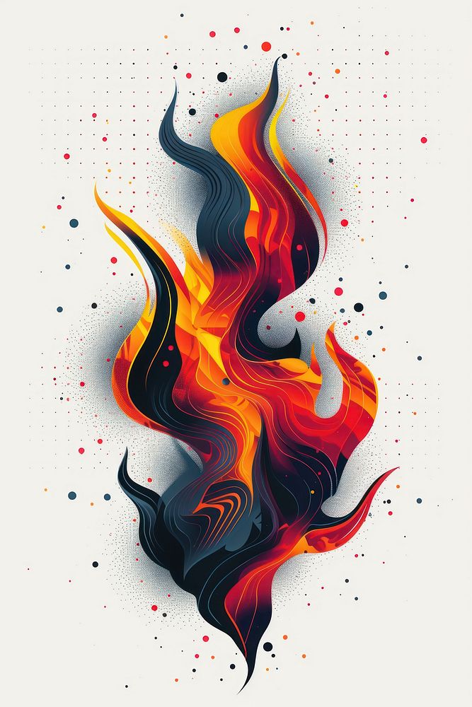 Fire art abstract creativity.