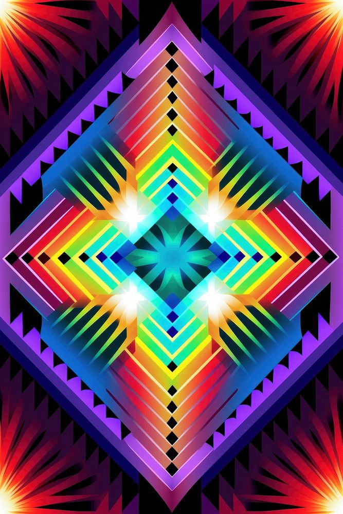 Geometric abstract pattern purple.
