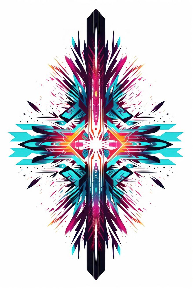 Sword pattern art abstract graphics.