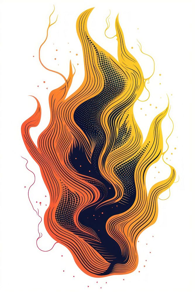 Shape of fire art abstract backgrounds.