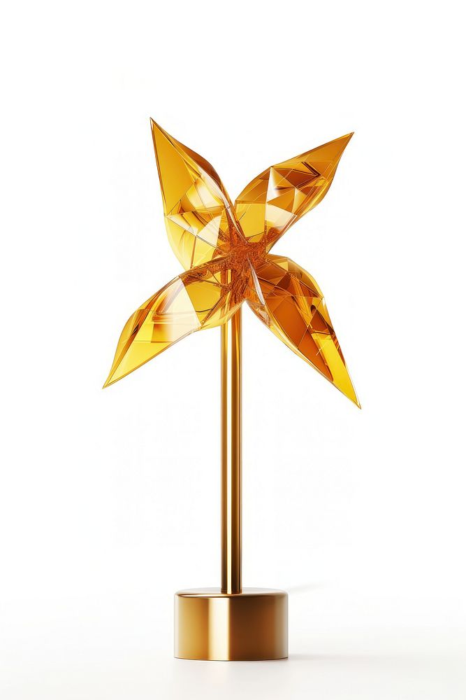 Wind turbine gold decoration appliance.