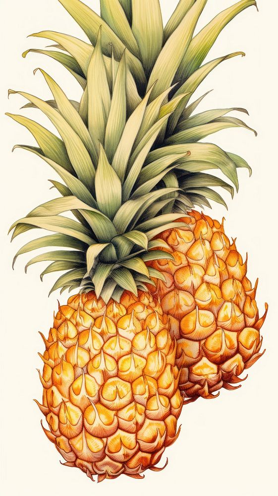 Pineapples smoothie pattern fruit plant.
