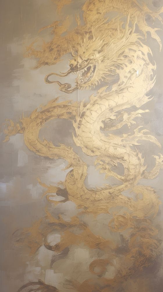 Art backgrounds painting dragon.