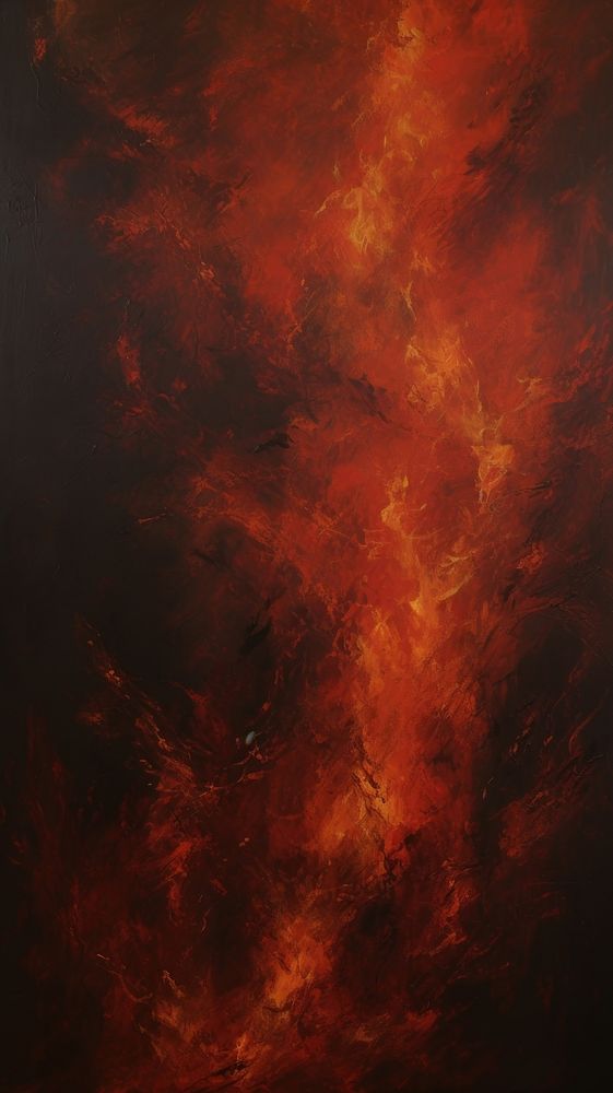 Acrylic paint of fire texture backgrounds creativity.