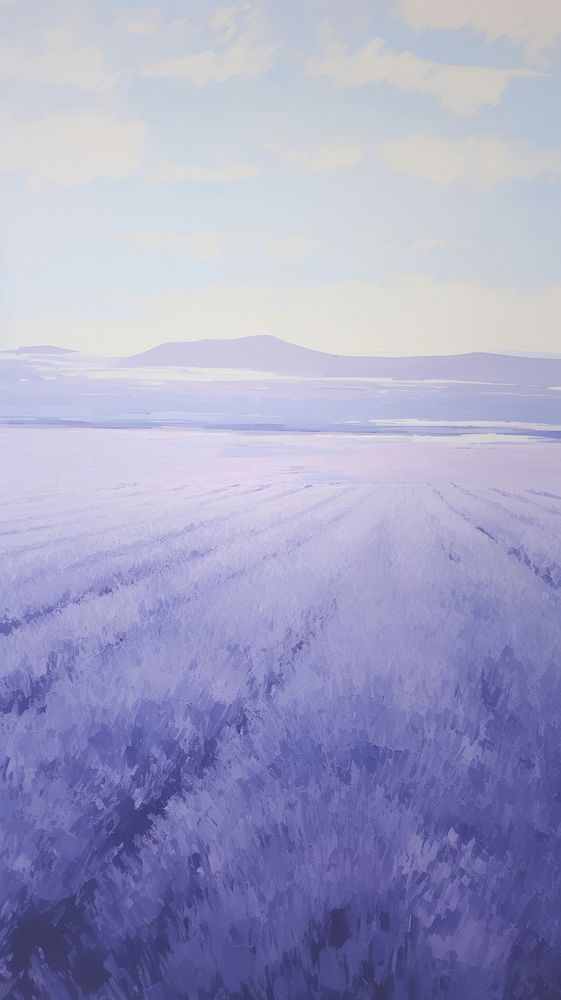 Lavender fields outdoors horizon nature.
