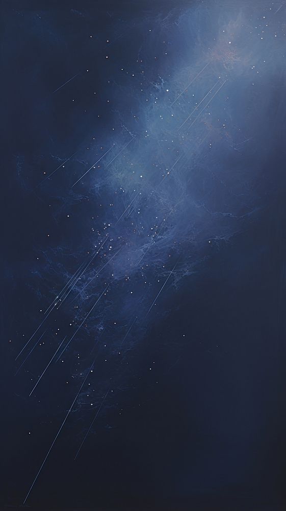 Acrylic paint of shooting stars astronomy nature space.