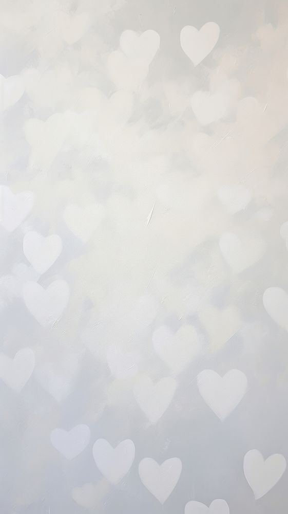 White hearts backgrounds abstract textured.