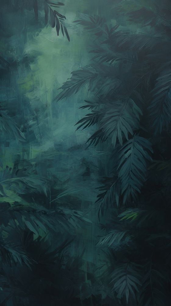 Tropical leaves backgrounds outdoors painting.