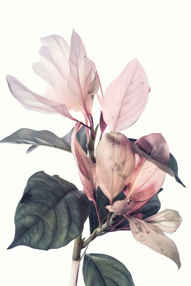 Botanical illustration medinilla flower plant petal.
