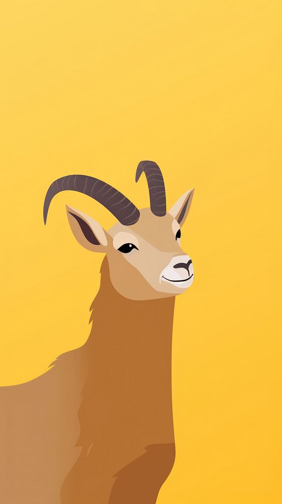 Ibex selfie cute wallpaper animal wildlife cartoon.
