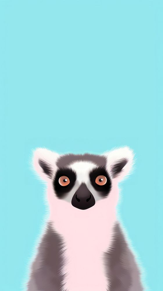 Lemur selfie cute wallpaper animal wildlife cartoon.