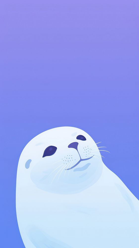 Seal selfie cute wallpaper animal cartoon mammal.