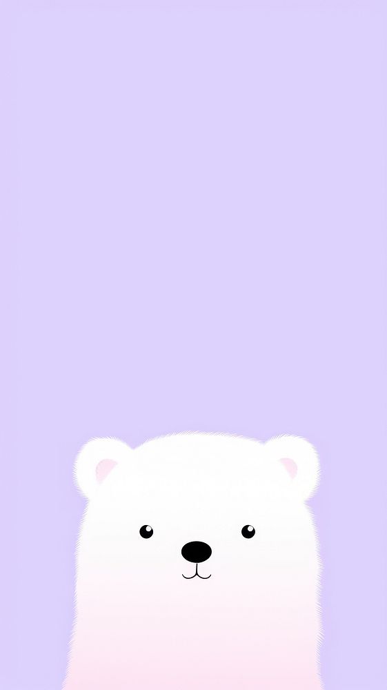 Bear selfie cute wallpaper cartoon mammal purple.