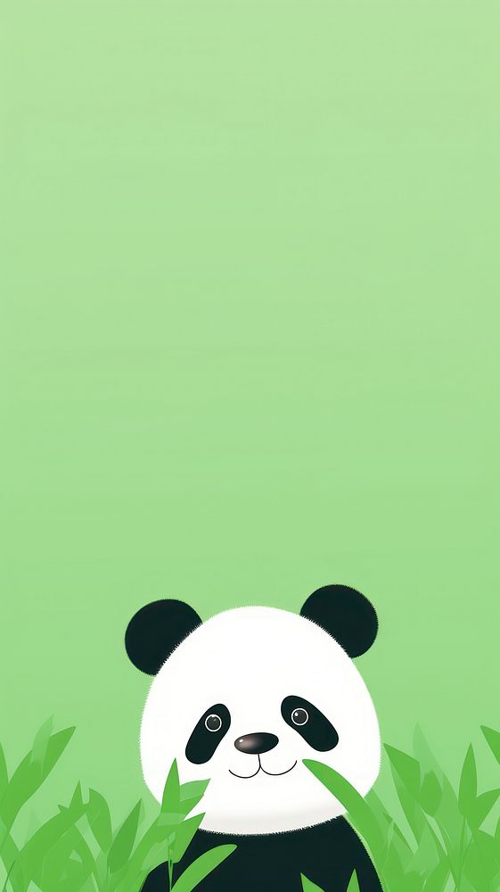 Panda selfie cute wallpaper cartoon mammal bamboo.