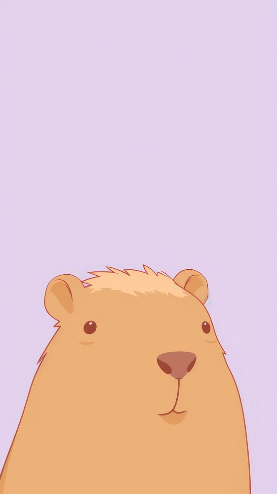 Capybara selfie cute wallpaper cartoon | Premium Photo Illustration ...