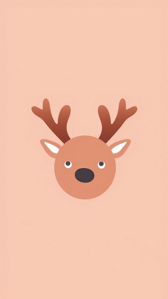Reindeer selfie cute wallpaper cartoon animal mammal.
