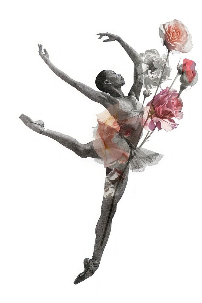 Person playing Ballet ballet dancing flower.