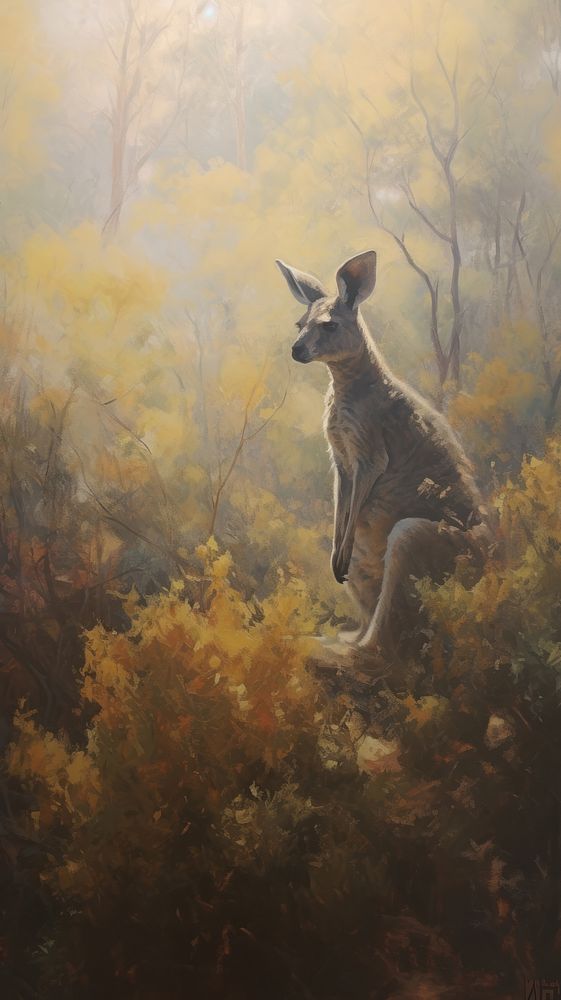 Kangaroo outdoors animal mammal.