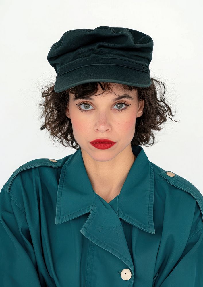 Common woman wearing random career uniforms portrait adult photo.