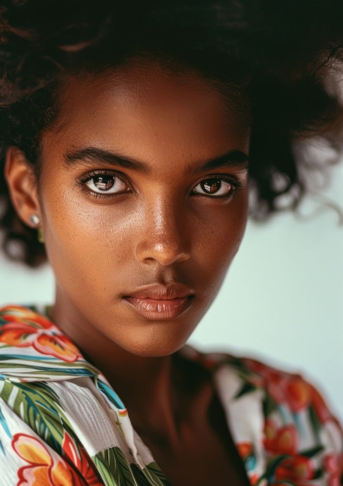 Fiji young woman portrait adult skin.