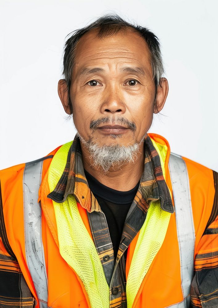 Thai man volunteer portrait adult photo.