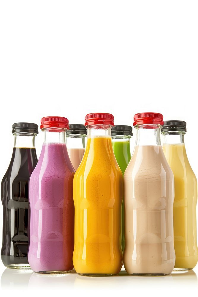 Photo of vegan milks smoothie juice drink.
