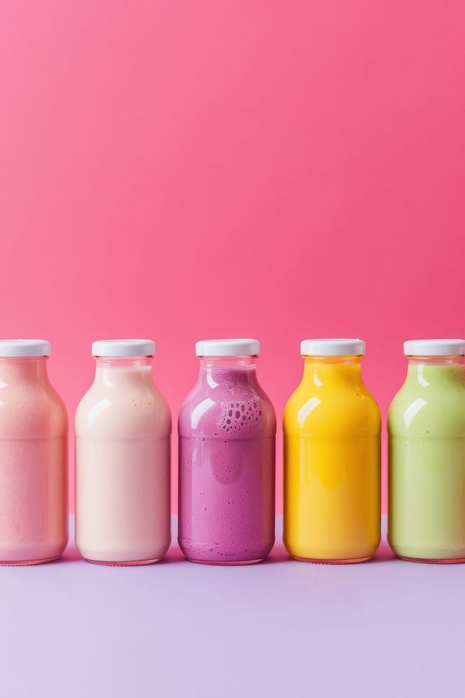 Photo of vegan milks juice antioxidant refreshment.