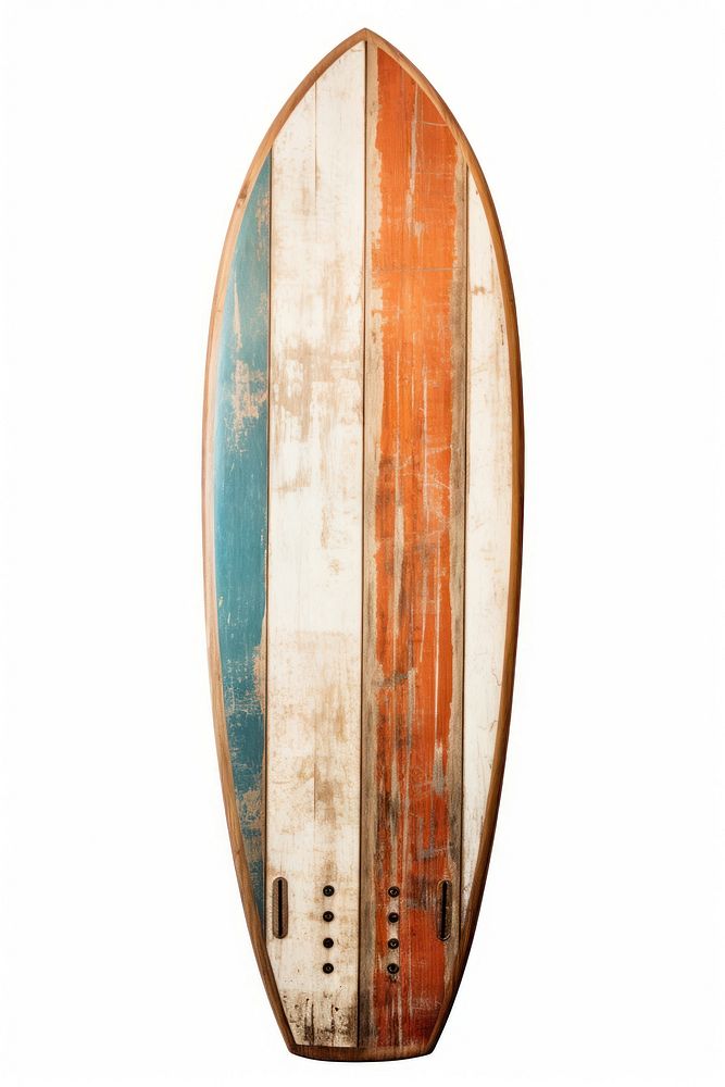 Vintage wood Surf board skateboard surfboard sports.