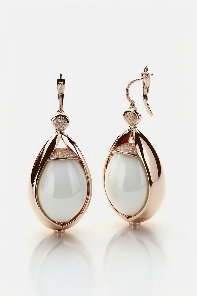 Photography of earrings jewelry pendant locket.