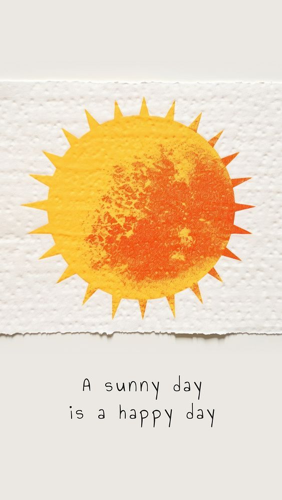 Sunny days Instagram story 