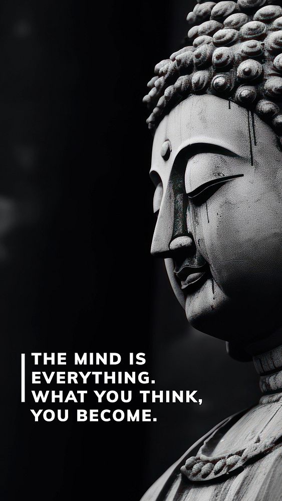 Buddhism  quote Instagram story template
