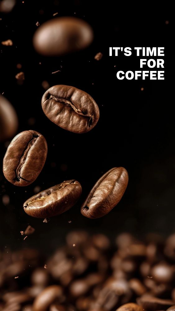 Coffee quote Instagram story template