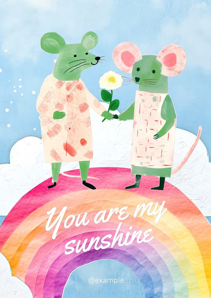 Love & sunshine quote poster  